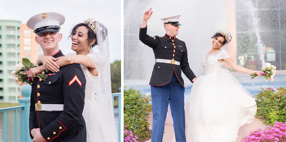 Disney bridal portraits