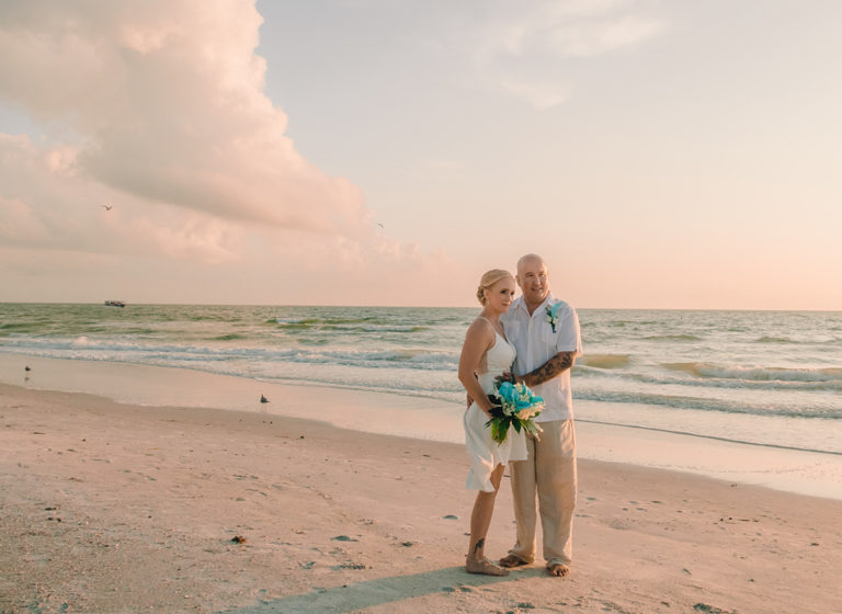 Beach elopement St Petersburg