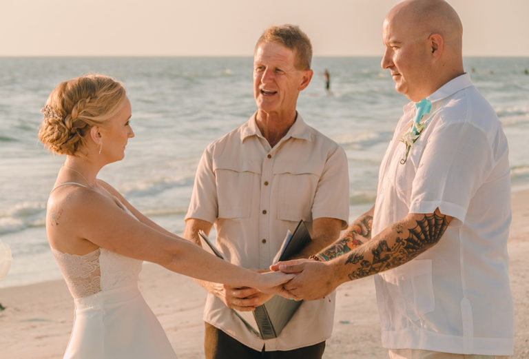 Beach elopement St Petersburg