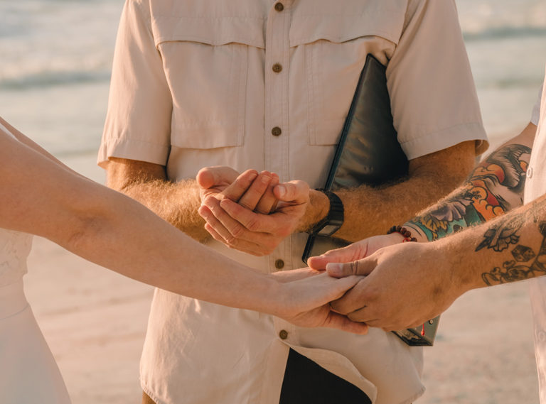 Beach elopement St Petersburg