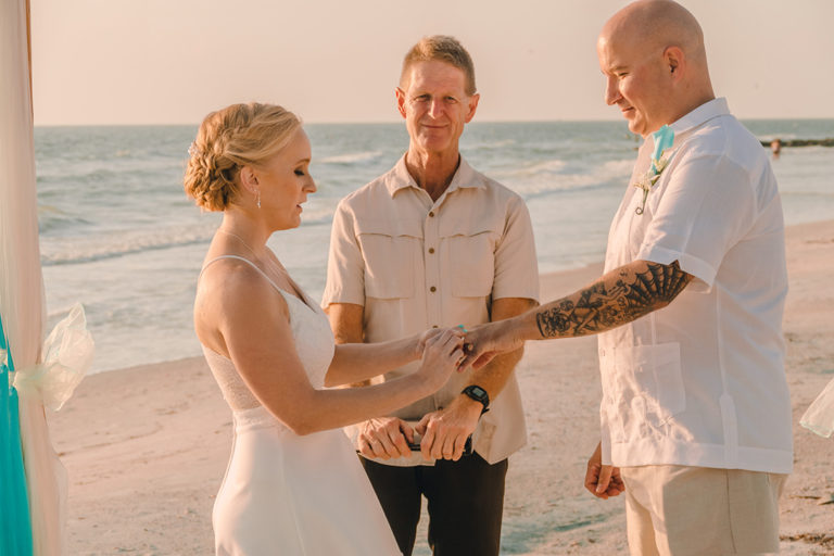 Beach elopement St Petersburg