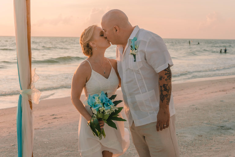 Beach elopement St Petersburg