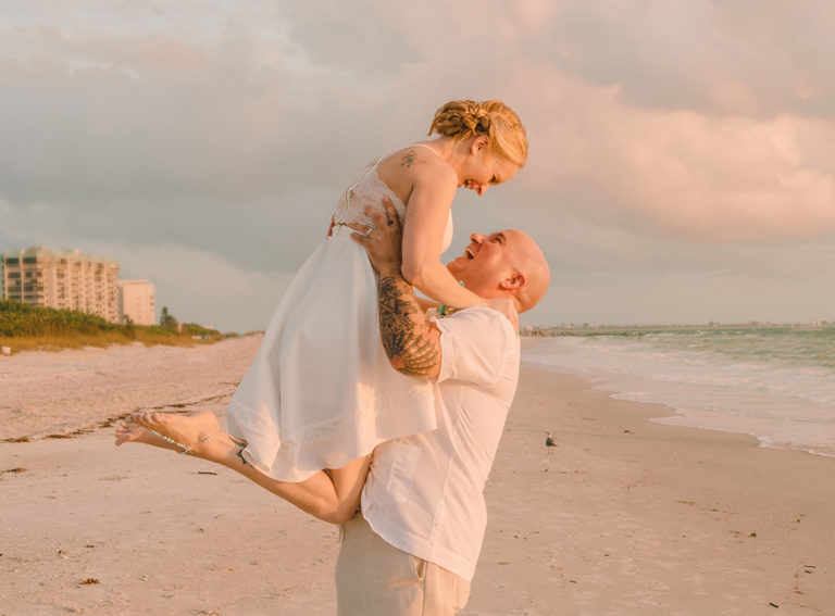 Beach elopement St Petersburg