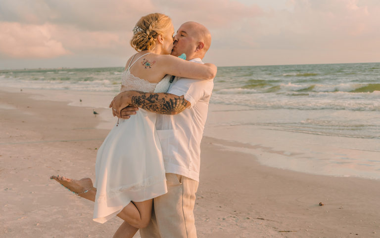 Beach elopement St Petersburg