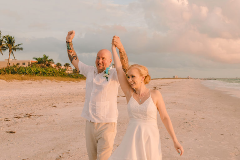 Beach elopement St Petersburg