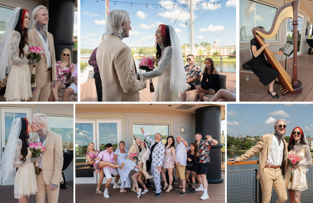 Disney wedding at Paddlefish, Disney Springs