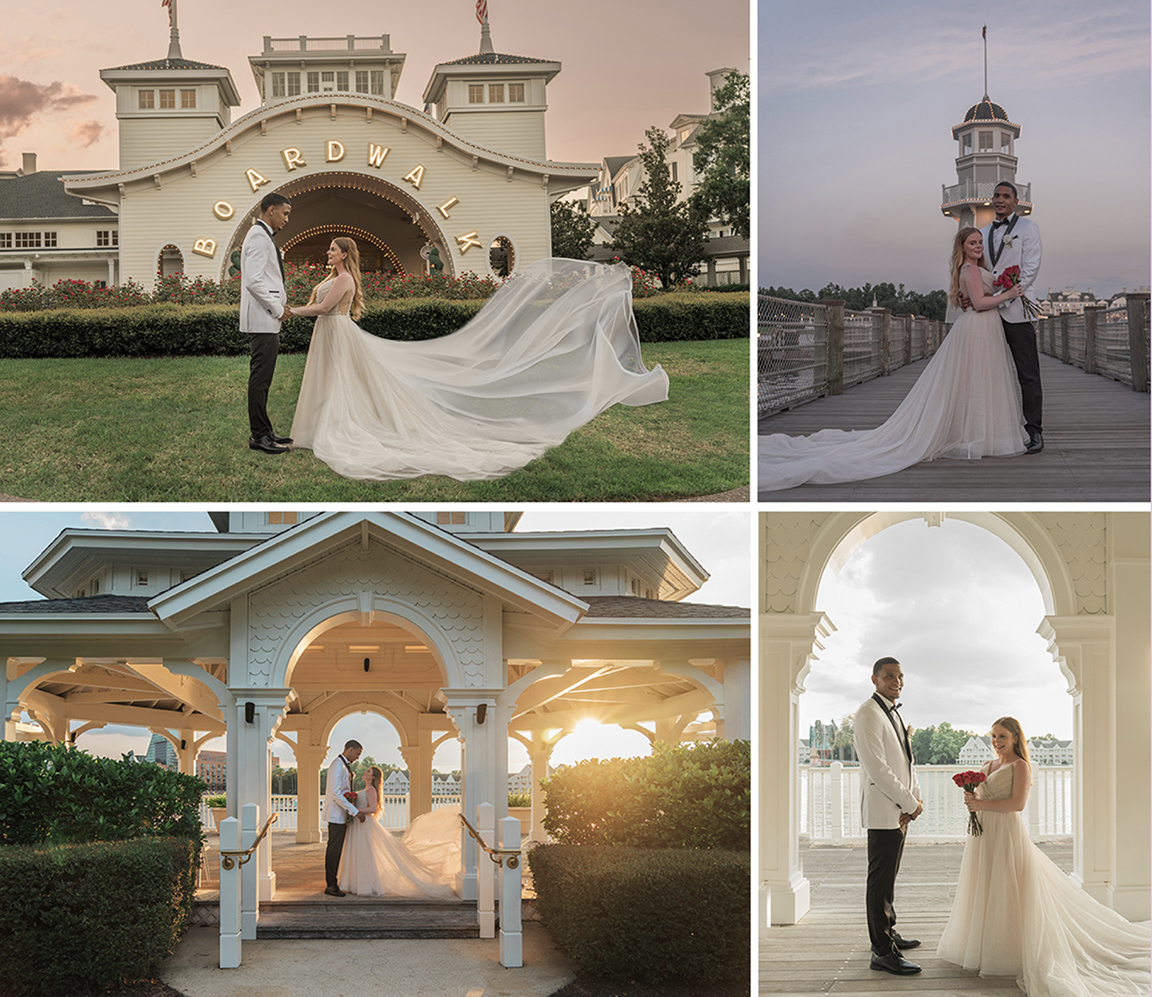 Disney Boardwalk wedding photographer