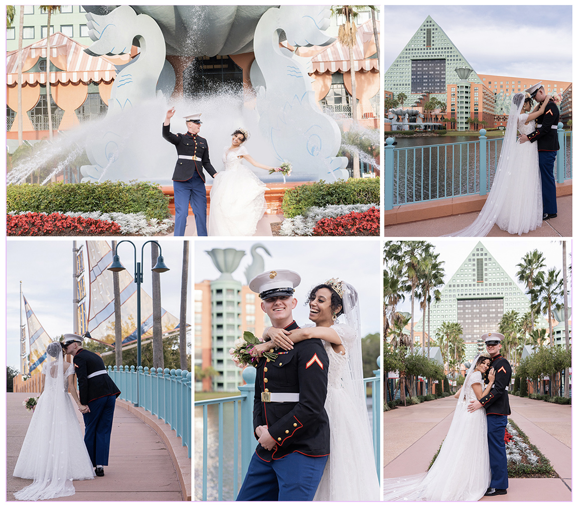 Disney Swan Orlando weddings